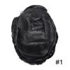 5X7" Fine Mono Toupee for Men European Human Hair System Hair Replacement Mens Wigs Durable NPU around Mens Toupee Black Hair Prosthesis (5"X7"-120% Light to Medium Density, 1# JET BLACK) view 2