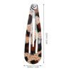 Beaupretty 24pcs Leopard Hair Clips for Women Snap Barrettes Elegant Animal Print for Parties Daily Wear and Special Occasions view 2