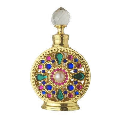 10ml Vintage Crystal Perfume Bottle, Refillable Empty Container for Essential Oils, Decorative Perfume Bottle for Women Girl Gift (AMX3R06X9FUS)