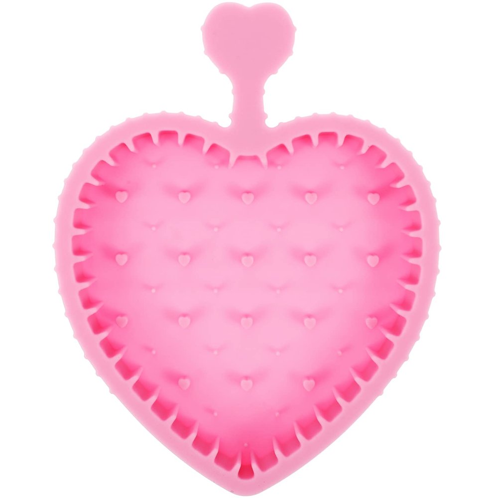 minkissy Makeup Brush Cleaning Pad Tool for Easy Makeup Brush Care Compact Design for Convenient Storage Cleansing Convex Textures for Daily Use