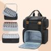 BAFASO Nail Polish Organizer Backpack Holds 70 Bottles and a Nail Lamp, Nail Polish Organizer Case with 2 Removable Pouches and a Laptop Sleeve (Patented Design), Black view 3