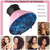 Universal Hair Diffuser Adaptable Hair Dryer Attachment for Blow Dryer Nozzles from 1.7 to 2.2 inch Diameter (Pink) view 3