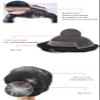 Hair Wonders Swiss Lace Hair System Toupee for Men Hairpiece Soft Lace Front Mens Toupee Human Hair Pieces Bleached Knot Natural Hairline350# 3# Dark Brown+50% Gray-100% Density7x9 view 2