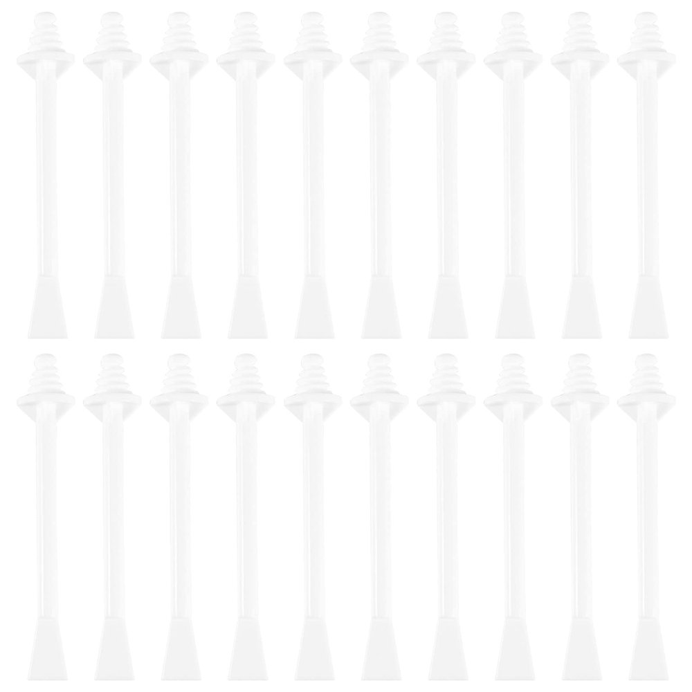 FRCOLOR 40pcs Nose Hair Remover Wax Applicator Plastic Nose Wax Sticks for Men Women Smooth Quantity