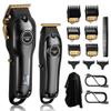 SUPRENT PRO Professional Hair Clippers for Men- Hair Cutting Kit & Zero Gap T-Blade Trimmer Combo- Cordless Barber Clipper Set with LED Display for Mens Gifts(Black) view 1