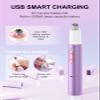 AHHFEI Rechargeable 5 in 1 Ear and Nose Hair Trimmer for Women, 2025 Professional Painless Eyebrow & Facial Hair Trimmer with Powerful Motor and Dual-Edge Blades Easy Cleansing view 3