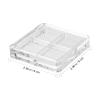 Beaupretty Empty Eyeshadow Palette 4 Pan Compact Diy Makeup Storage Box Refillable Eye Shadow Container for Women and Girls 2.36X2.36X0.47 Inch view 2