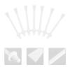 Beaupretty 40pcs Nose Hair Removal Wax Sticks Nostril Cleaning Wax Strips Hair Removal Kit view 3