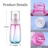 Cosywell Fine Mist Spray Bottles TSA Approved 2oz 60ml 3 Pack Leak Proof Travel Spray Bottle Empty Small Spray Bottles for Perfume Essential Oils Toners Rose Water Cosmetics (3Gradient Pink Blue) view 3