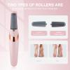 AOOWU Electric Foot File, USB Rechargeable Feet Callus Remover with 2 Speed of Replacement Rollers & LED Lights, Professional Hard Skin Remover Foot Care Tools for Cracked Heels Calluses & Dead Skin view 2