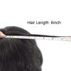 Hair Wonders Swiss Lace Hair System Toupee for Men Hairpiece Soft Lace Front Mens Toupee Human Hair Pieces Bleached Knot Natural Hairline#220 2# DARKEST BROWN +20% Gray-100% density8x10 view 4