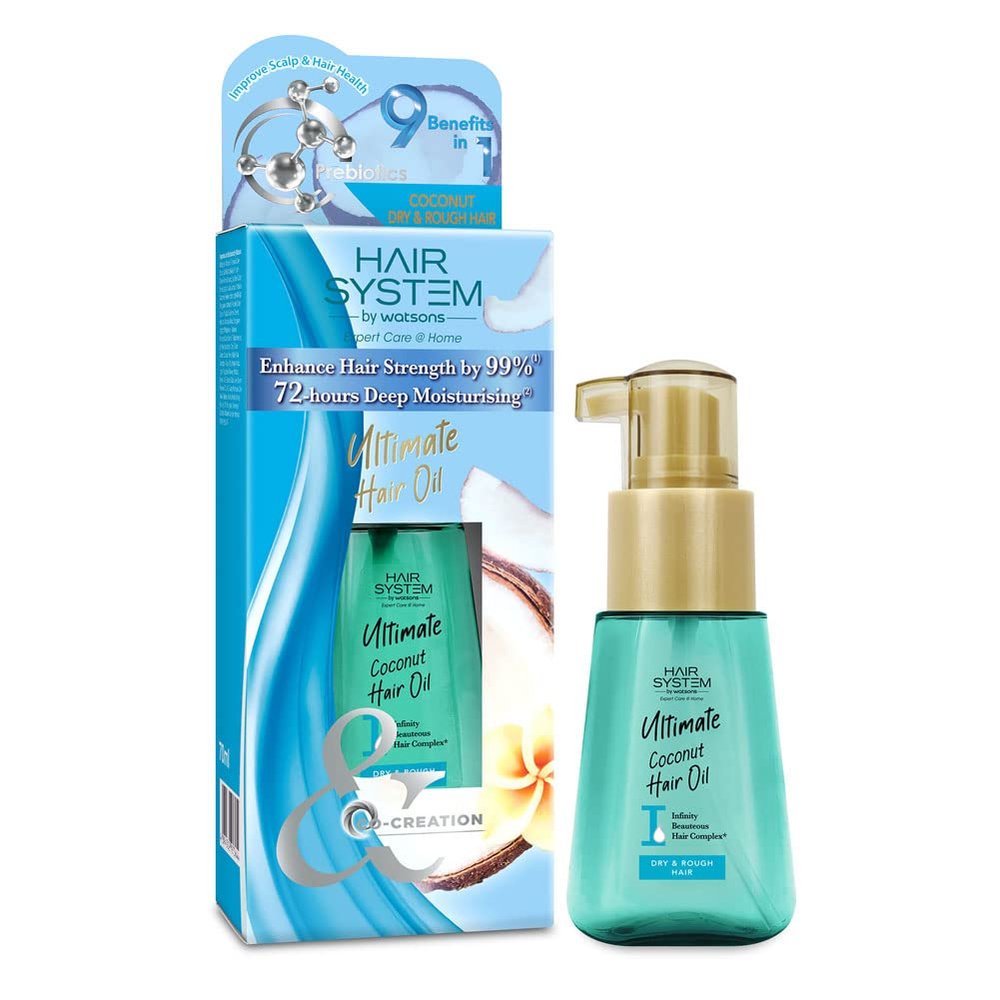 Hair SystemUltimate Coconut Hair Oil (Dry Rough Hair) 70ml.