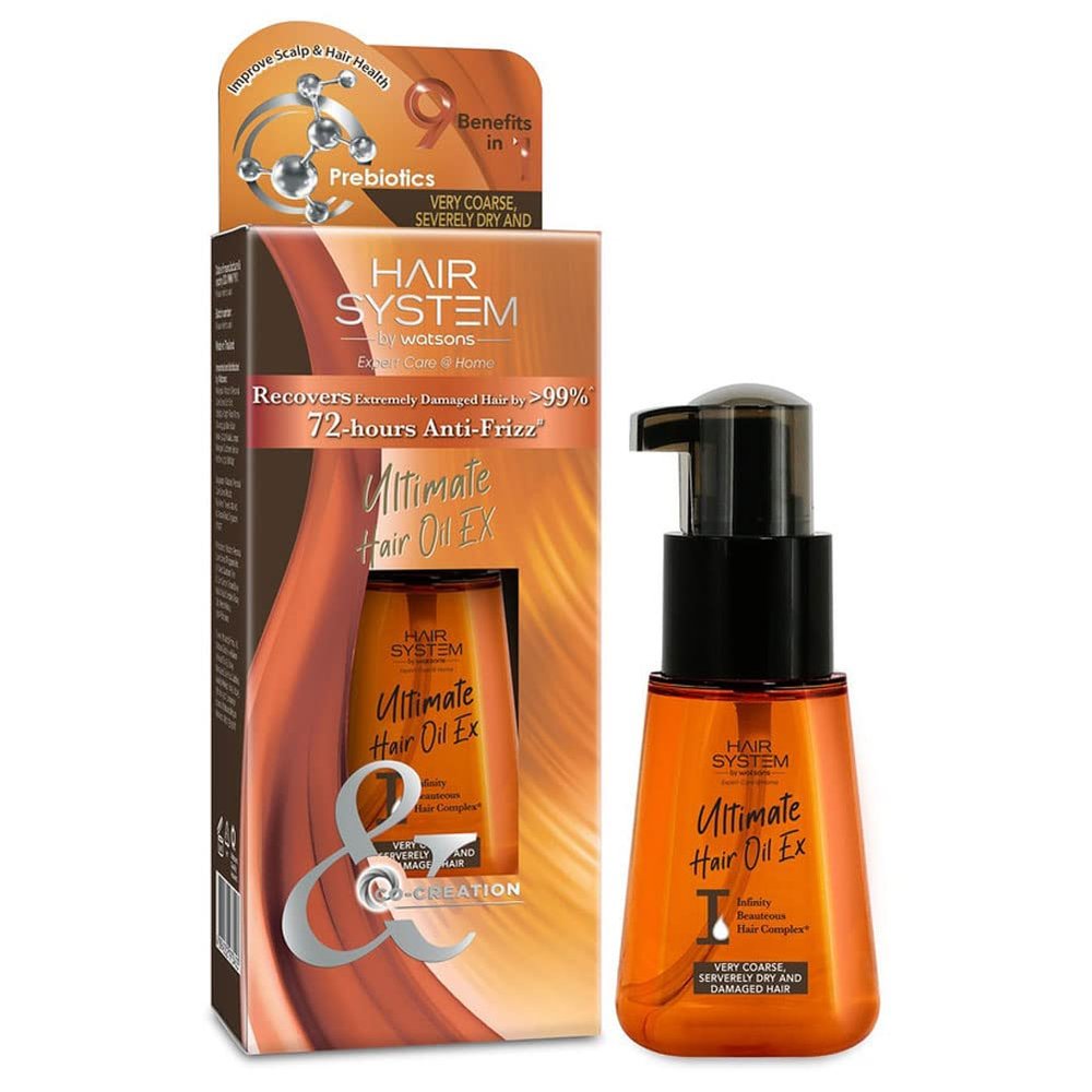 Hair System Ultimate Hair Oil For Dry, Damaged Hair 70 ml.