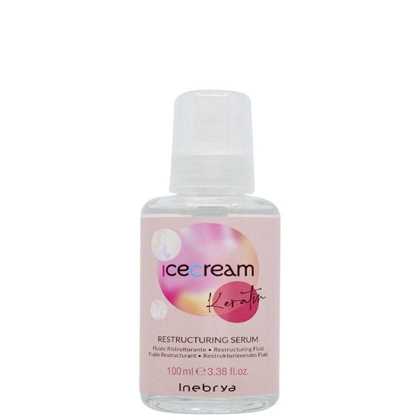 Inebrya Ice Cream Keratin Restructuring Serum, 100ml