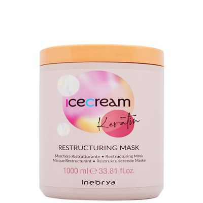 Inebrya Ice Cream Keratin Restructuring Mask - Maschera Ristrutturante 1000ml