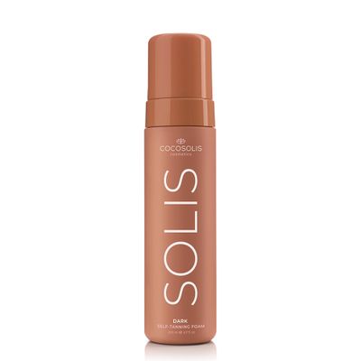 COCOSOLIS - SOLIS | Dark Self Tanner | Self Tan For Face & Body | Tanning Mousse For a Rich, Natural and long-lasting tan | Organic Self Tanner - Plant-Based DHA (200 ml)