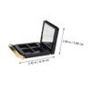 Beaupretty 2pcs Eye Shadow Box Eyeshadow Case Containers Diy Magnetic Trays Empty Eyeshadow Pans Clear Makeup Waterproof Eye Make up Makeup Palette Travel Storage Red Box Plastic view 2