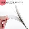 Canvalite 40 PCS Nail File Professional Reusable Peel and Stick Nail Files Replaceable Emery Boards 100 Grit Fingernail Files Manicure Tools for Home and Salon Use view 2