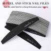 Canvalite 40 PCS Nail File Professional Reusable Peel and Stick Nail Files Replaceable Emery Boards 100 Grit Fingernail Files Manicure Tools for Home and Salon Use view 3