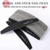 Canvalite 40 PCS Nail File Professional Reusable Peel and Stick Nail Files Replaceable Emery Boards 180 Grit Fingernail Files Manicure Tools for Home and Salon Use view 3