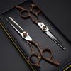 6.0 Inch Hair Cutting Scissors Kit, Snow Sandalwood Handle Professional Hair Cutting Scissors Shears Set, Hairdressing Scissors Kit,for Home, Salon, Barber view 3