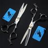 6.0 Inch Hair Cutting Scissors Kit, Professional Hair Cutting Scissors Shears Set, Hairdressing Scissors Kit, for Men Women, Barber Hairdressing Shears Kit(Silver) view 2