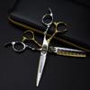 6.0 Inch Hair Cutting Scissors Set, Hair Cutting Scissors Shears Kit, 440C Steel Stainless Japanese Process, with Free Fine Black Leather Case, for Barber, Salon, Home view 3