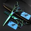 6.0 Inch Hair Cutting Scissors Kit, Professional Hair Cutting Scissors Shears Set, Hairdressing Scissors Kit, for Men Women, Barber Hairdressing Shears Kit(Green) view 1