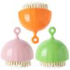 Beavorty 3pcs Bath Brushes for Gentle Exfoliation Wear-Resistant Shower Scrubbers Toast and Cherry Blossom for Daily Use and Care view 1