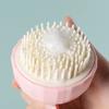 Beavorty 3pcs Bath Brushes for Gentle Exfoliation Wear-Resistant Shower Scrubbers Toast and Cherry Blossom for Daily Use and Care view 2
