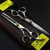 6.0 Inch Hair Cutting Scissors Shears Kit, Hair Cutting Scissors Set, Stainless Japanese Process, with Free Fine Black Leather Case, for Barber, Salon, Home(Silver) view 2