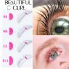 Lash Lift Pad, Eyelash Lift Shield, 5 Sizes Perm Rod DIY Lash Lifting at Home, Softer Perming Curlers Fit Eyes, Reusable Silicone Roller Orange Flat C curl Work with Glue Balm Very Well view 3