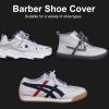 Dioche 1 Pair Barber Shoes Cover, Silicone Salon Hairdressing Haircut Shoe Cover Protector and for Hair Stylist view 4