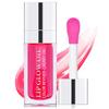 Alisesun Lip Oil Hydrating Tinted Lip Balm, Plump Lip Gloss Lip Care Transparent Toot Lip Oil Tinted (015# Cherry Red) view 1