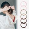 SOBONNY Silk Scrunchies Pack of 6 Pure Mulberry Silk Hair Ties with Elastic Band Silk Scrunchie for Hair No Damage view 2
