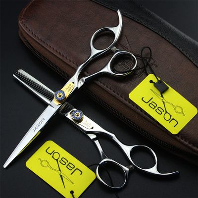 6.0 Inch Hair Cutting Scissors Shears Kit, Barber Scissors, Japan 440C Hair Cutting Shears, for Barber Or Home Use, Plus Bonus Faux Leather Case