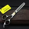 6.0 Inch Hair Cutting Scissors Shears Kit, Barber Scissors, Japan 440C Hair Cutting Shears, for Barber Or Home Use, Plus Bonus Faux Leather Case view 4