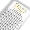 QUEWEL Premade Lash Fans, 6D Premade Fans Eyelash Extensions 0.07mm Thickness C Curl 15mm Volume Lash Extensions Short Stem Pre Made Fans Eyelash Extensions(6D 0.07C 15mm) view 1