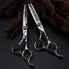 6.0 Inch Hair Cutting Scissors Kit, Full of Diamonds Professional Hair Cutting Scissors Shears Set, Hairdressing Scissors Kit,for Home, Salon, Barber view 3