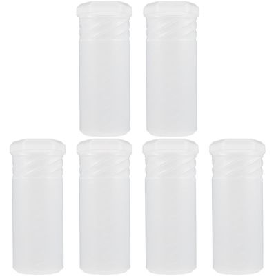 Beaupretty 6pcs Transparent Shaving Brush Travel Case with Adjustable Height Compact Shave Brush Holder for Luggage for Men Grooming Needs Random Style