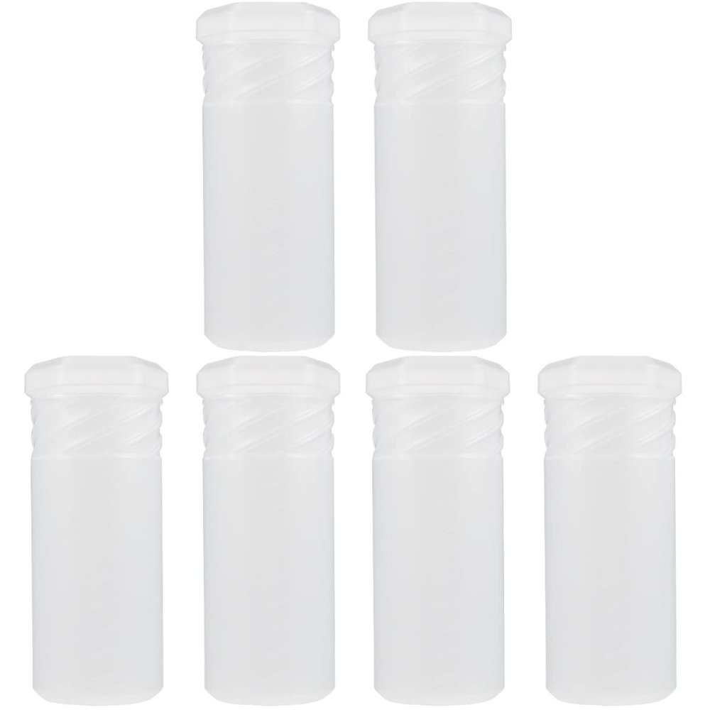 Beaupretty 6pcs Transparent Shaving Brush Travel Case with Adjustable Height Compact Shave Brush Holder for Luggage for Men Grooming Needs Random Style