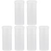 Beaupretty 6pcs Transparent Shaving Brush Travel Case with Adjustable Height Compact Shave Brush Holder for Luggage for Men Grooming Needs Random Style view 1