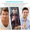 Beaupretty 6pcs Transparent Shaving Brush Travel Case with Adjustable Height Compact Shave Brush Holder for Luggage for Men Grooming Needs Random Style view 2