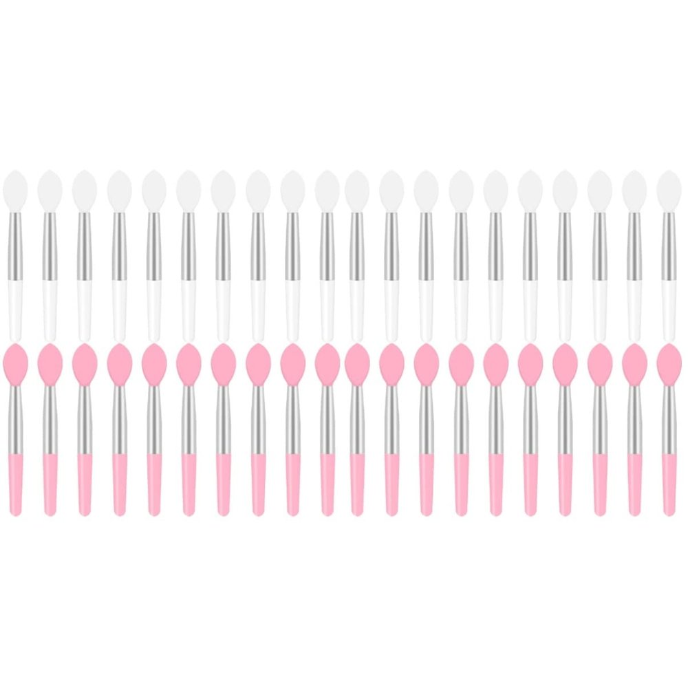 minkissy 40pcs Professional Makeup Lip Brush Silicone Lipstick Lip Mask Applicator for Travel and Daily Use