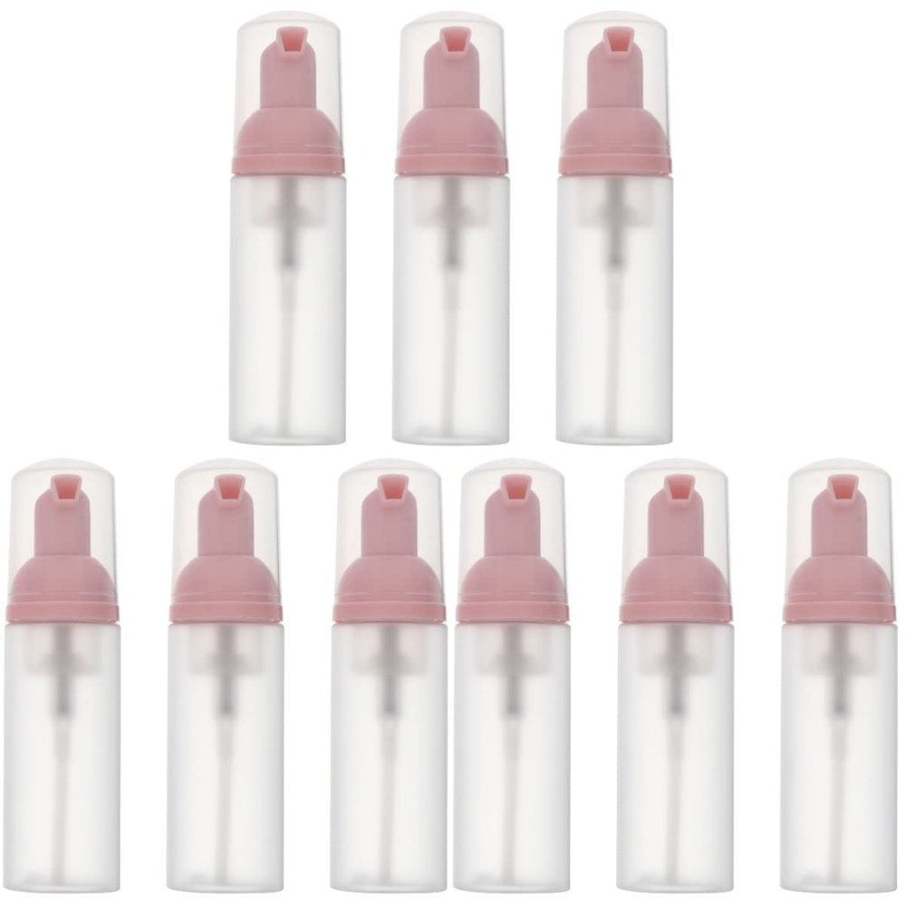 Beaupretty 9pcs Foaming Pump Bottle Travel-friendly Dispenser for Lash Shampoo Liquid Soap Compact Design Smooth for Home School Outdoor Use