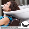 FERCAISH Shampoo Bowl Neck CushionLong-lasting Soft Silicone Hair Wash Neck Pillow - General Shampoo Bowl Neck Rest Pillow for Hairdressing Hair Washing Sink Basin Tool(Black) view 4