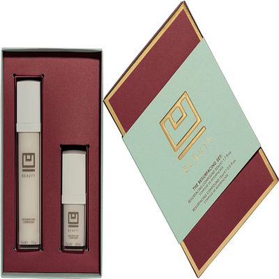 U Beauty Resurfacing Compound Value Set | Vitamin C Serum with Retinol, Vitamin E, AHA Exfoliant, Hyaluronic Acid, Anti Aging and Discoloration - 0.5 fl.oz (Set of 2)
