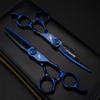 6.0 Inch Hair Cutting Scissors Kit, Professional Hair Cutting Scissors Shears Set, Hairdressing Scissors Kit,for Home, Salon, Barber(Blue) view 2