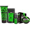 Beard Growth Kit w/ 2X Biotin Beard Balm for Men & Mustache Wax + GROW 11-in-1 Mens Shampoo & Conditioner (Hair Growth Shampoo for Men w/Biotin) + GROW Facial Hair Growth Oil (Made in America) view 1