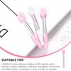 minkissy 60pcs Silicone Lip Brush for Blush Makeup Travel Lip Gloss Wand Applicator view 3